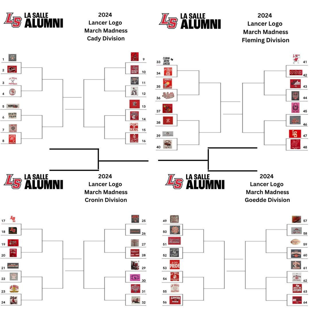 Lancer Logo March Madness 2024 Bracket